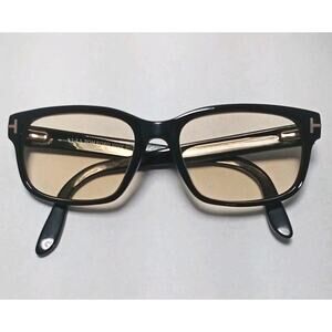 Tom Ford Rectangular Mens Sunglasses Amber Tint TF5313
